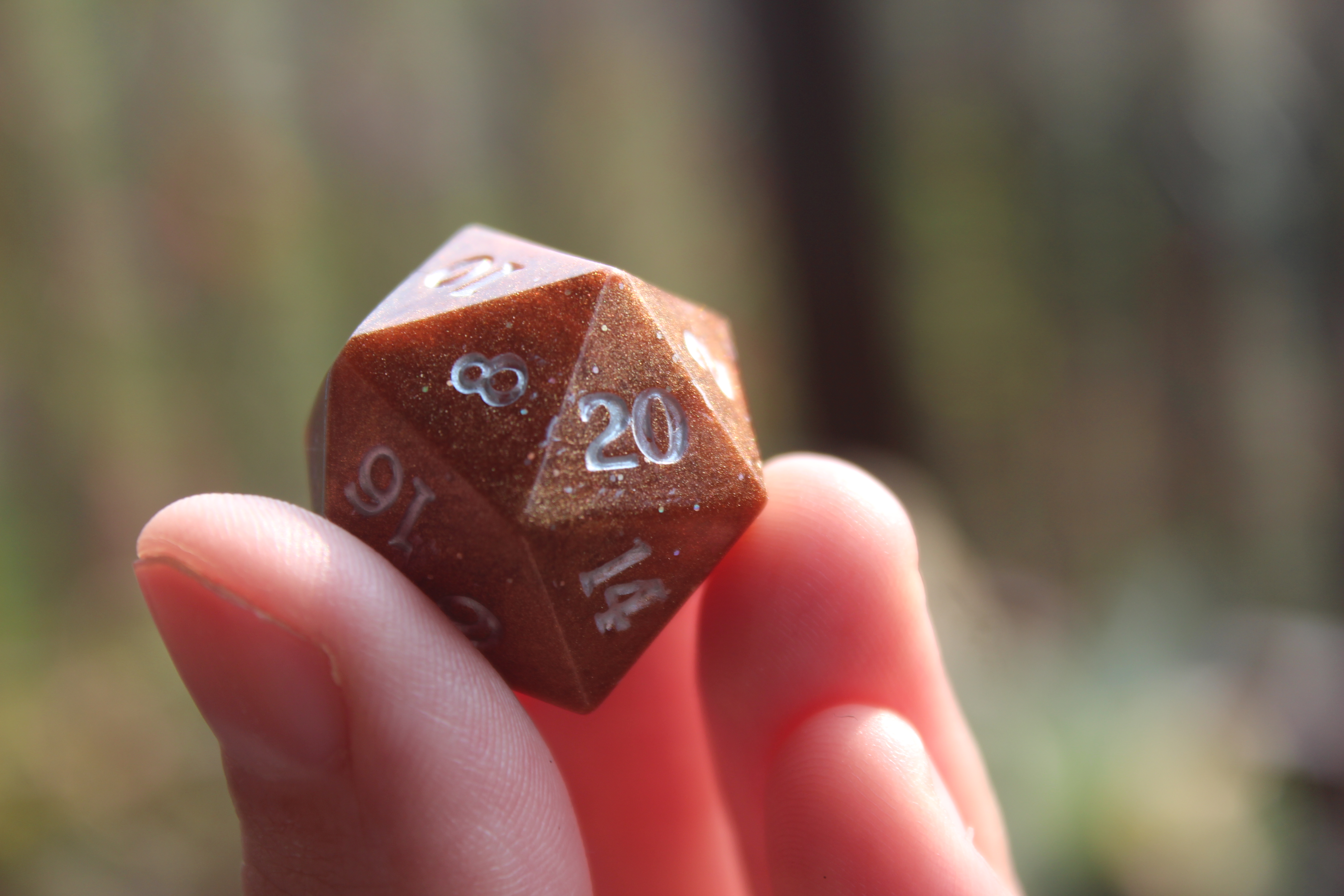 Handmade Resin Dice example 10