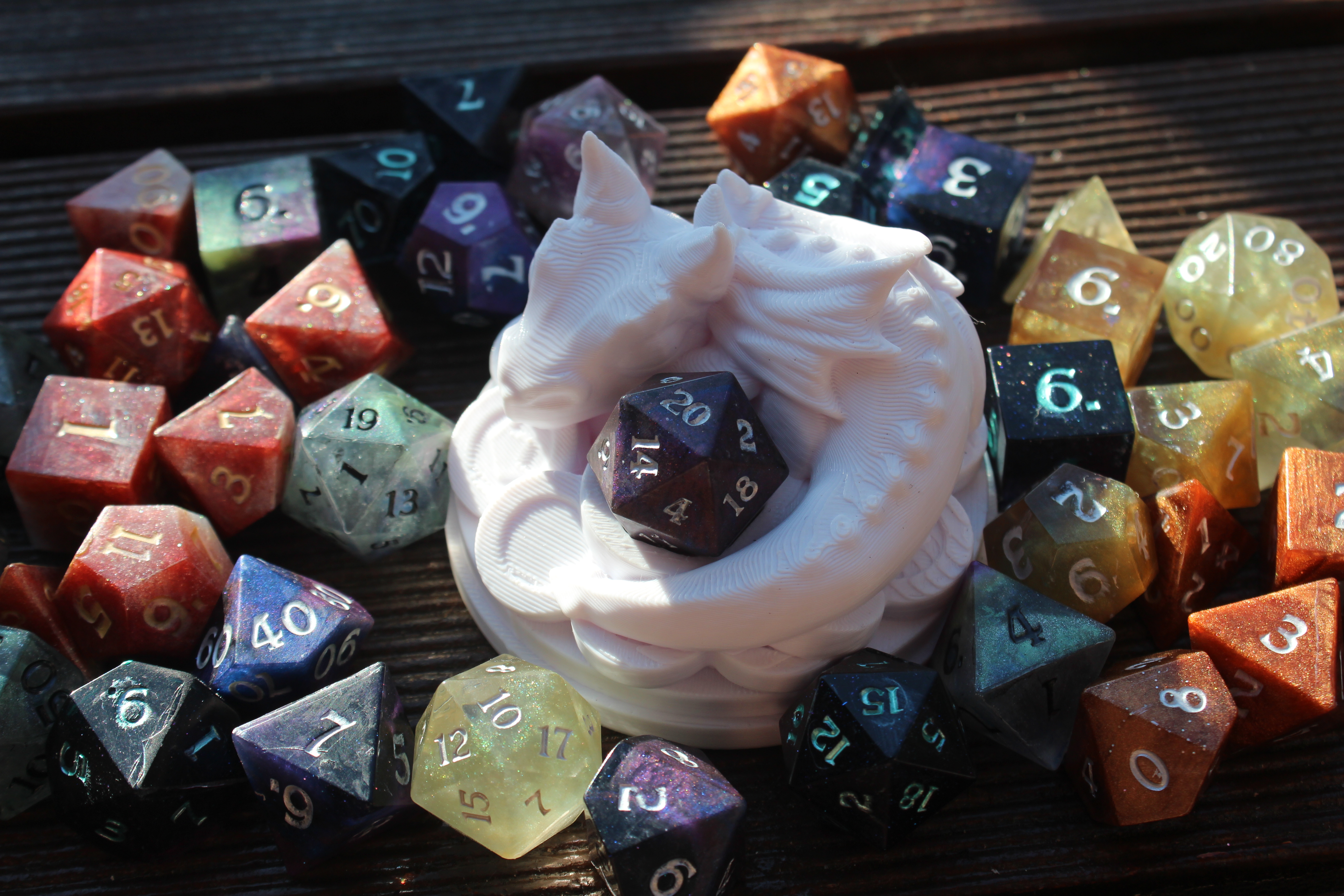 Handmade Resin Dice example 38