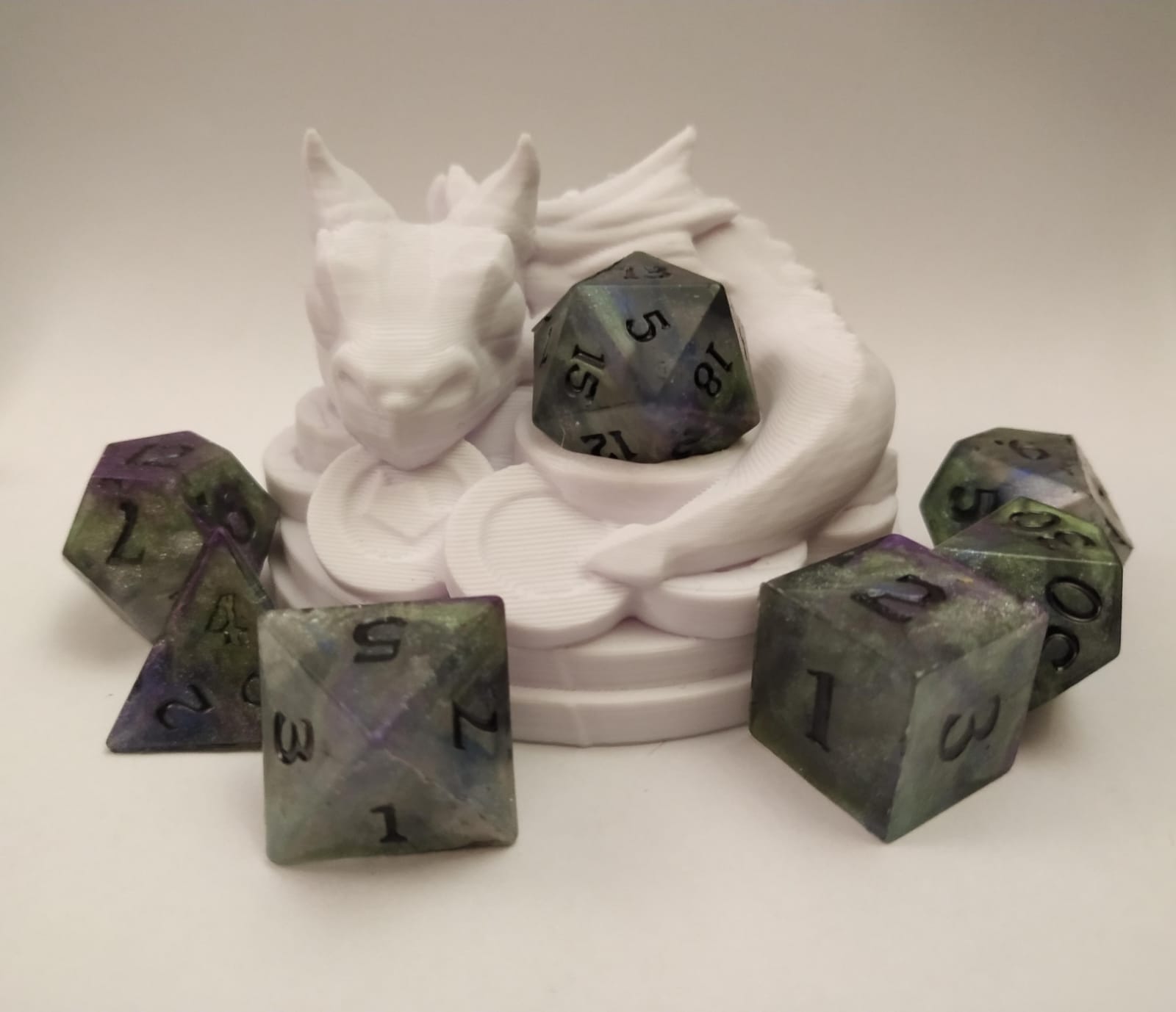 Handmade Resin Dice example 3