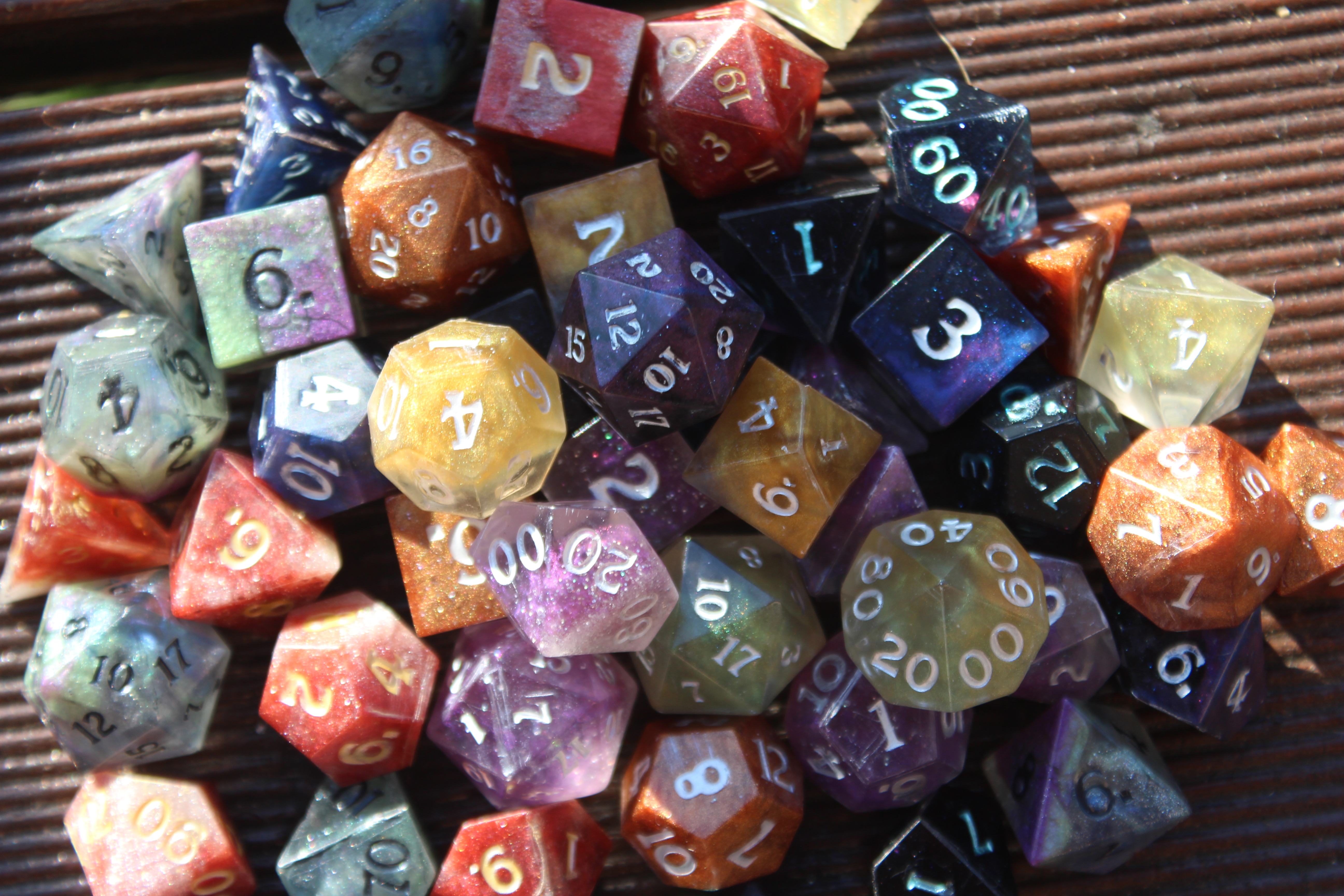 Handmade Resin Dice example 47