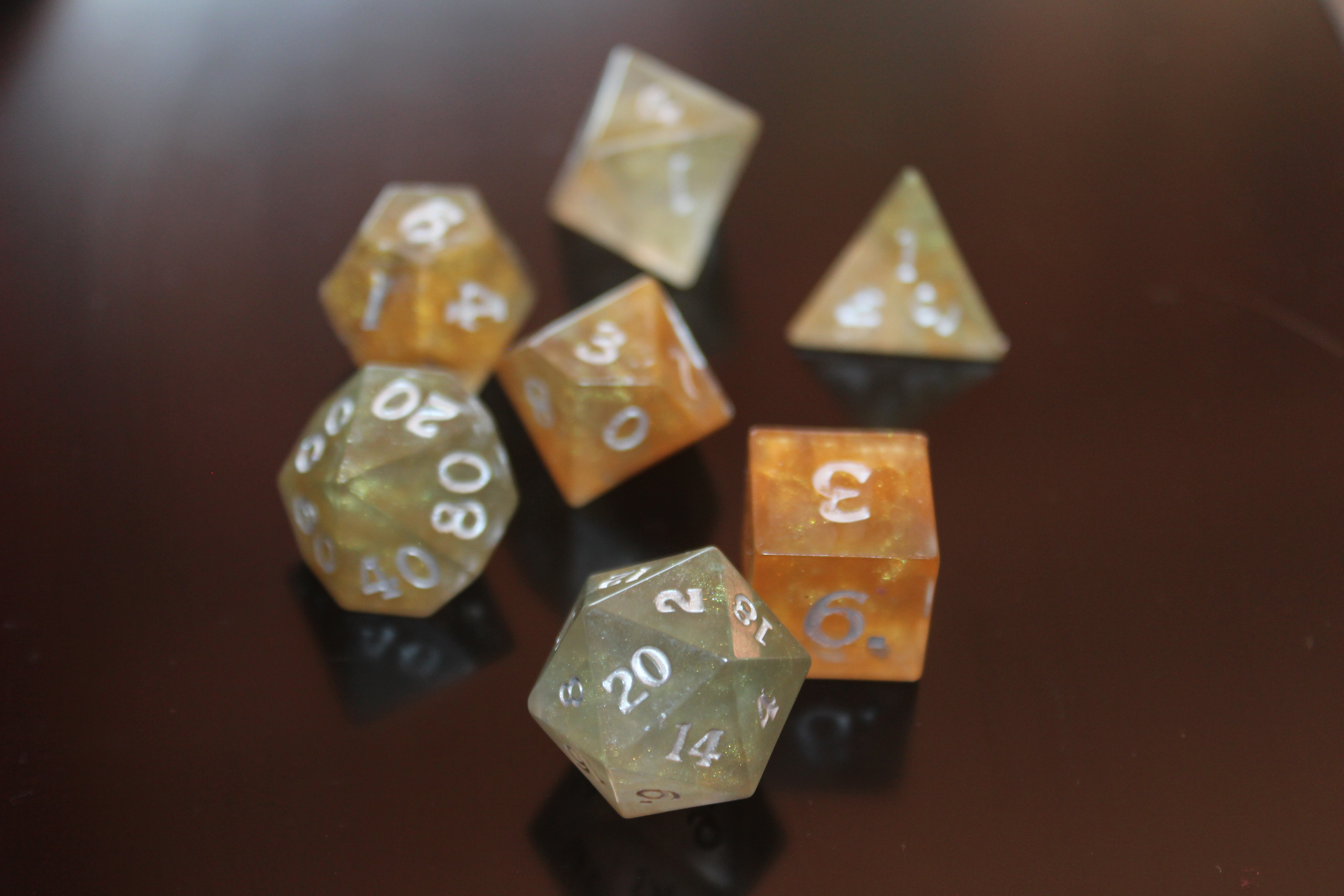 Handmade Resin Dice example 48