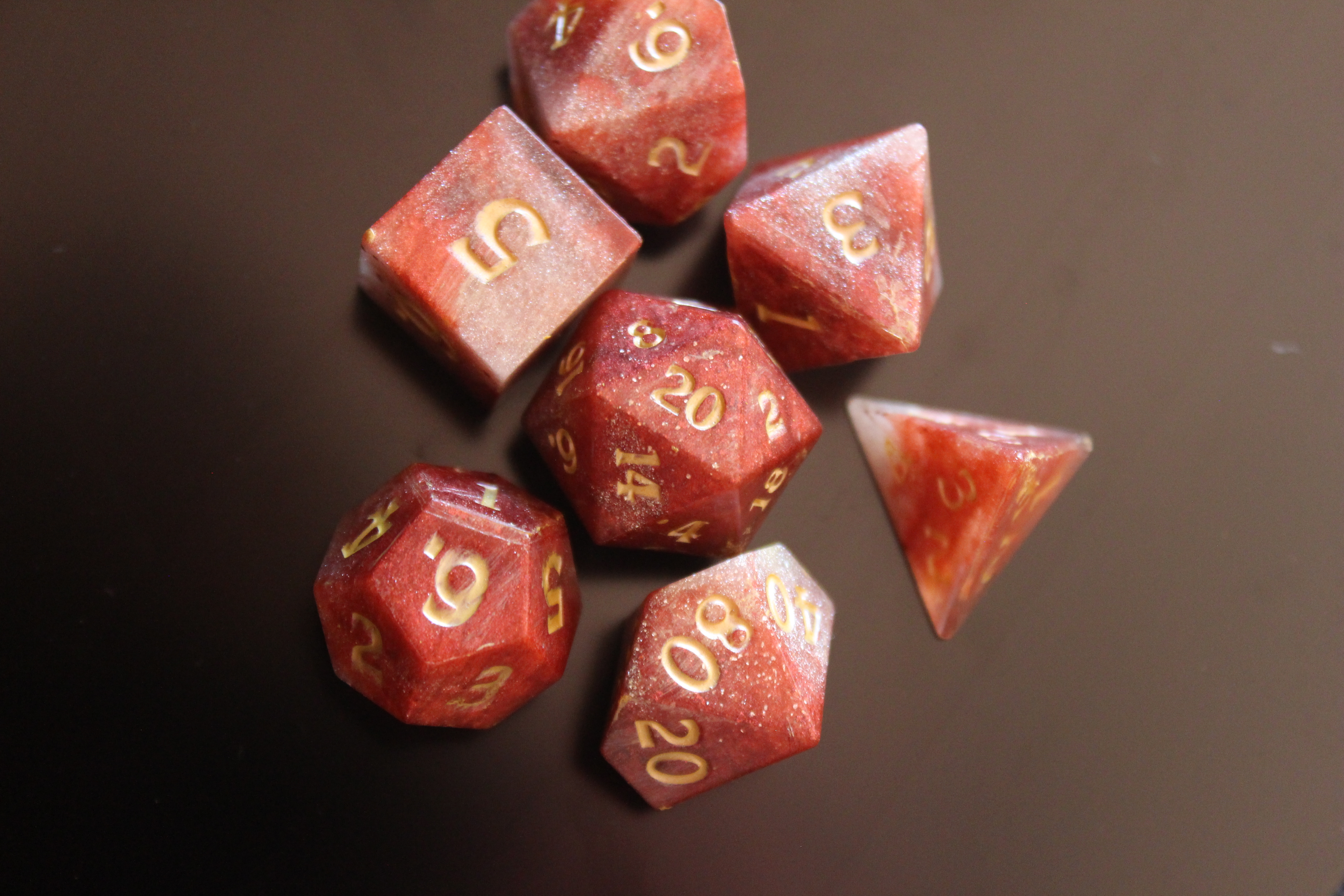 Handmade Resin Dice example 50