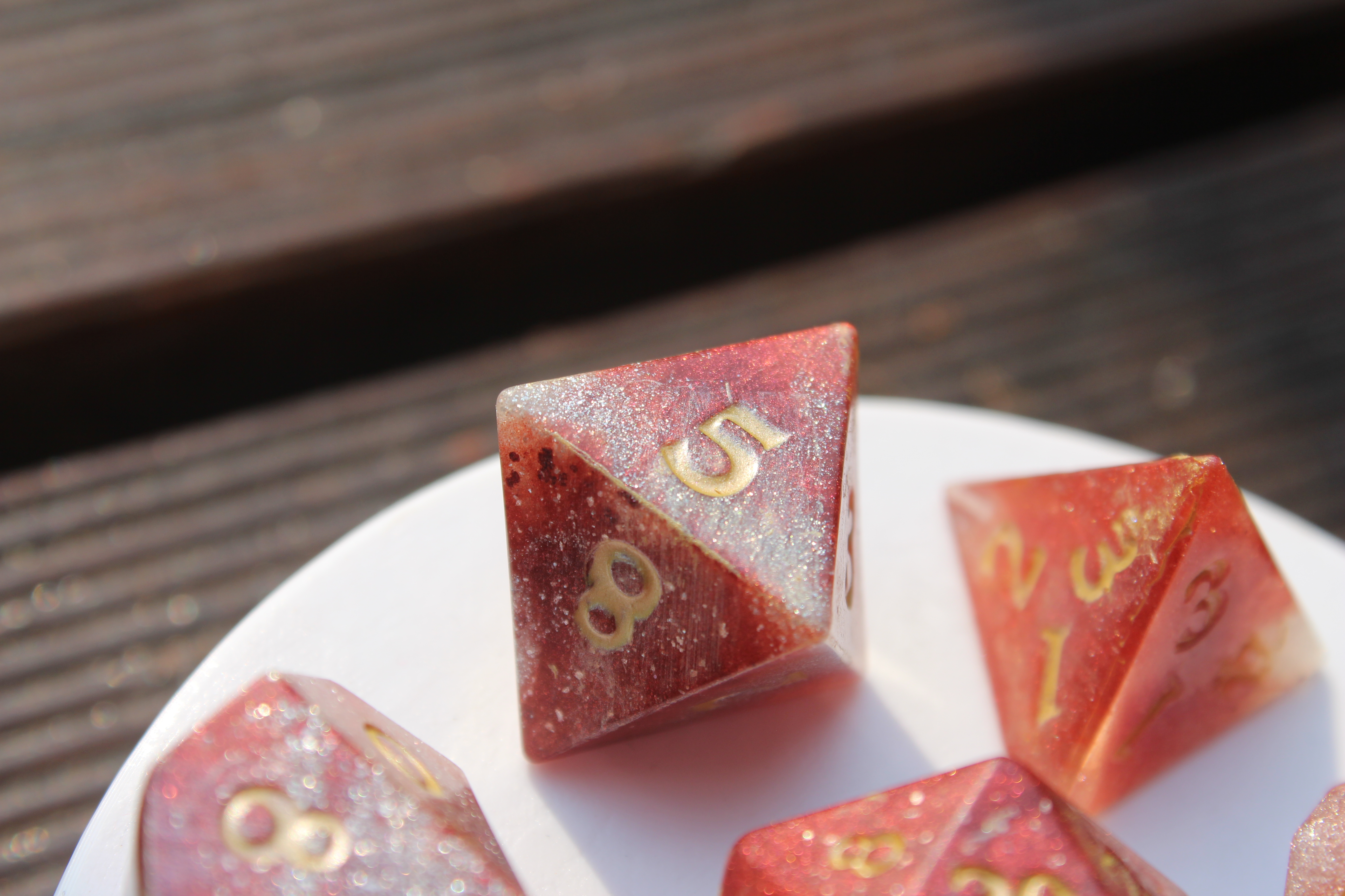 Handmade Resin Dice example 6