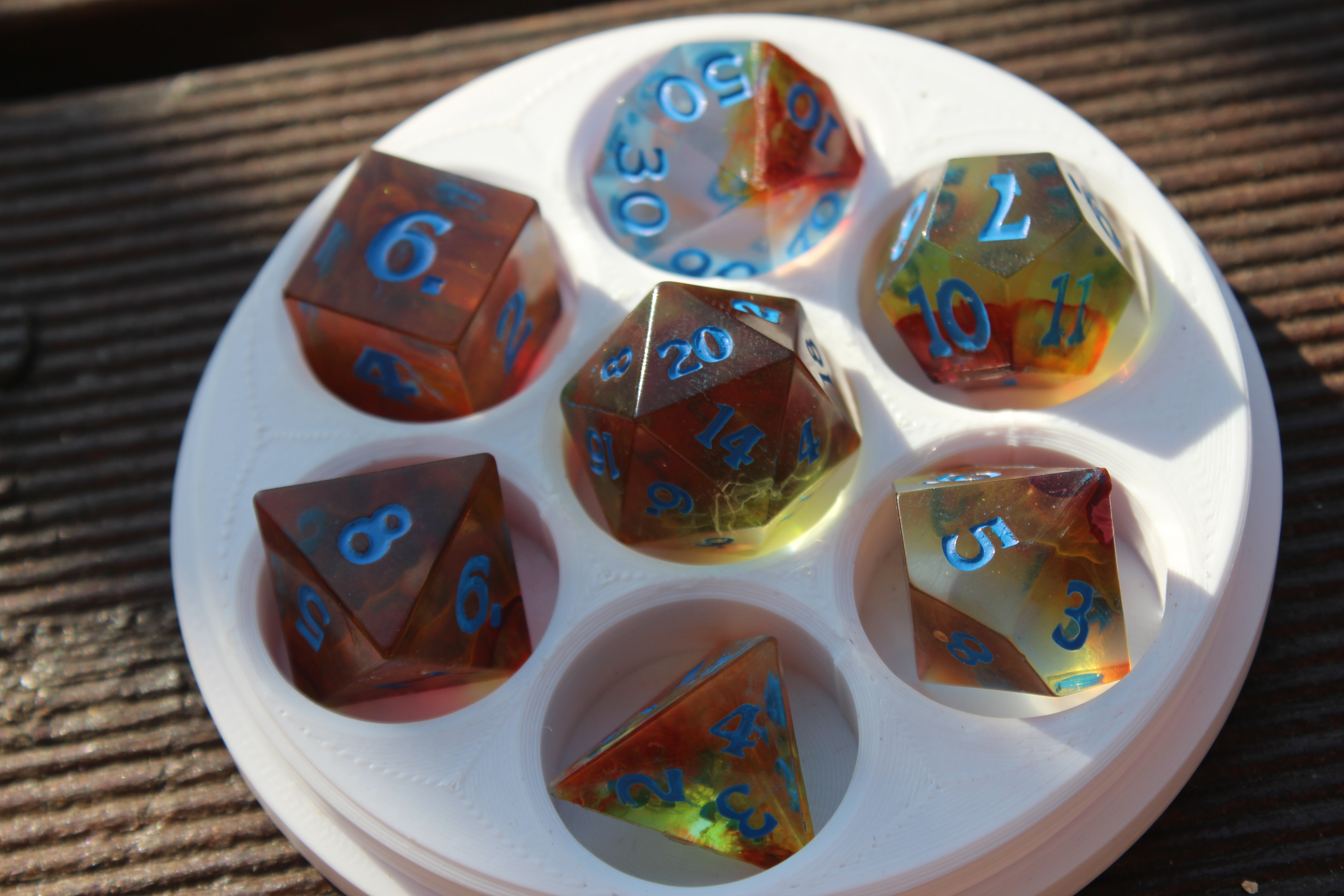 Handmade Resin Dice example 73