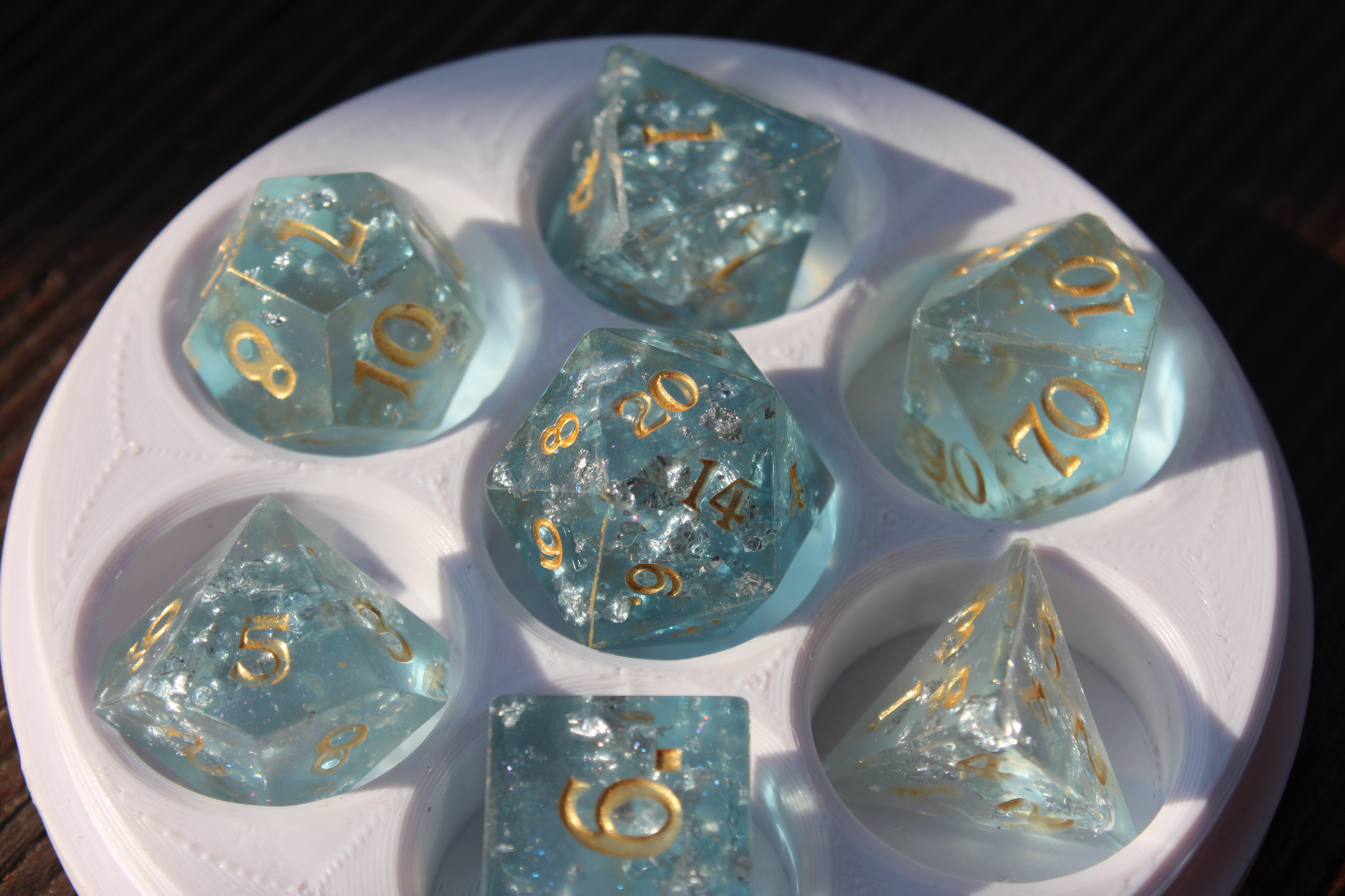 Handmade Resin Dice example 75
