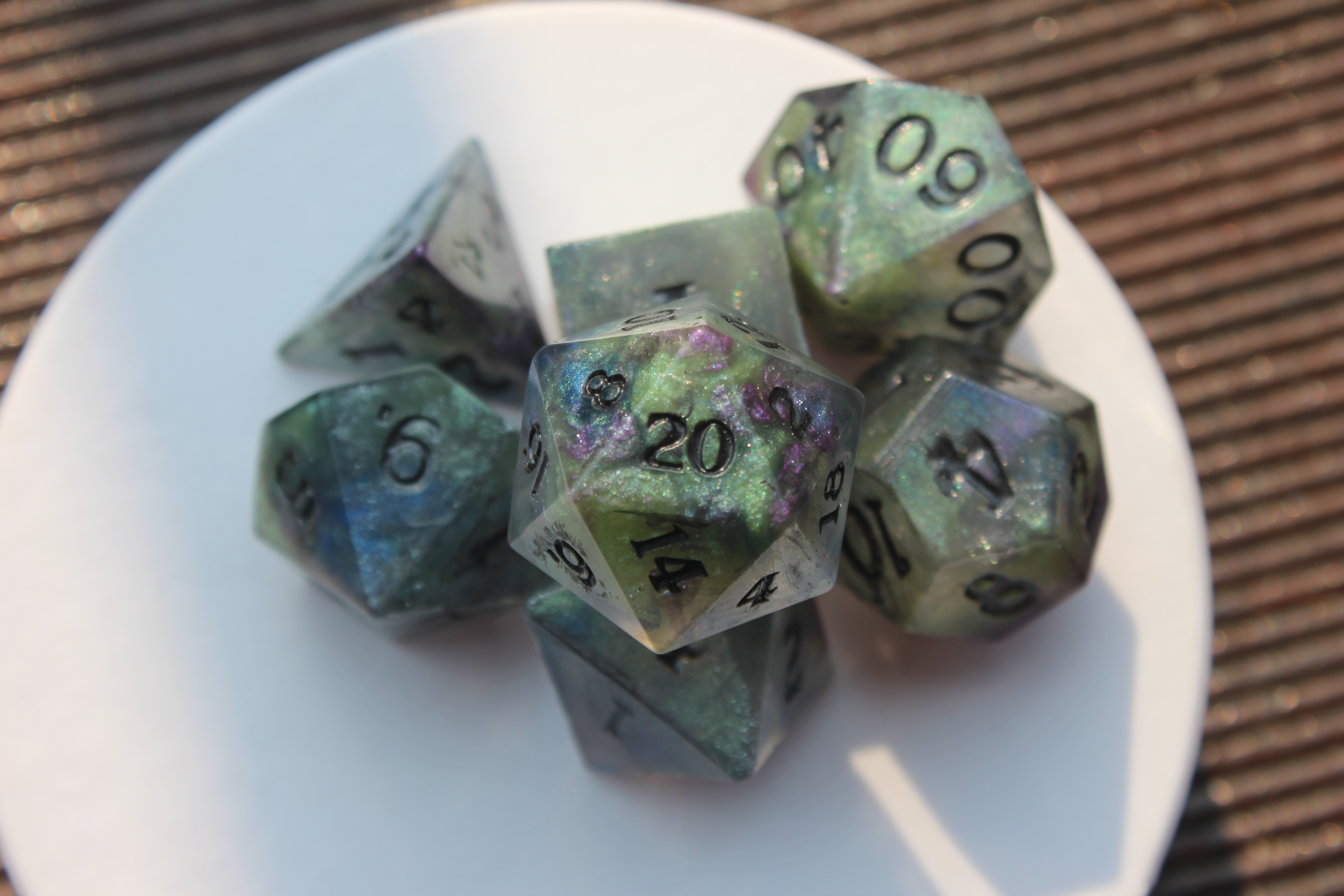 Handmade Resin Dice example 8
